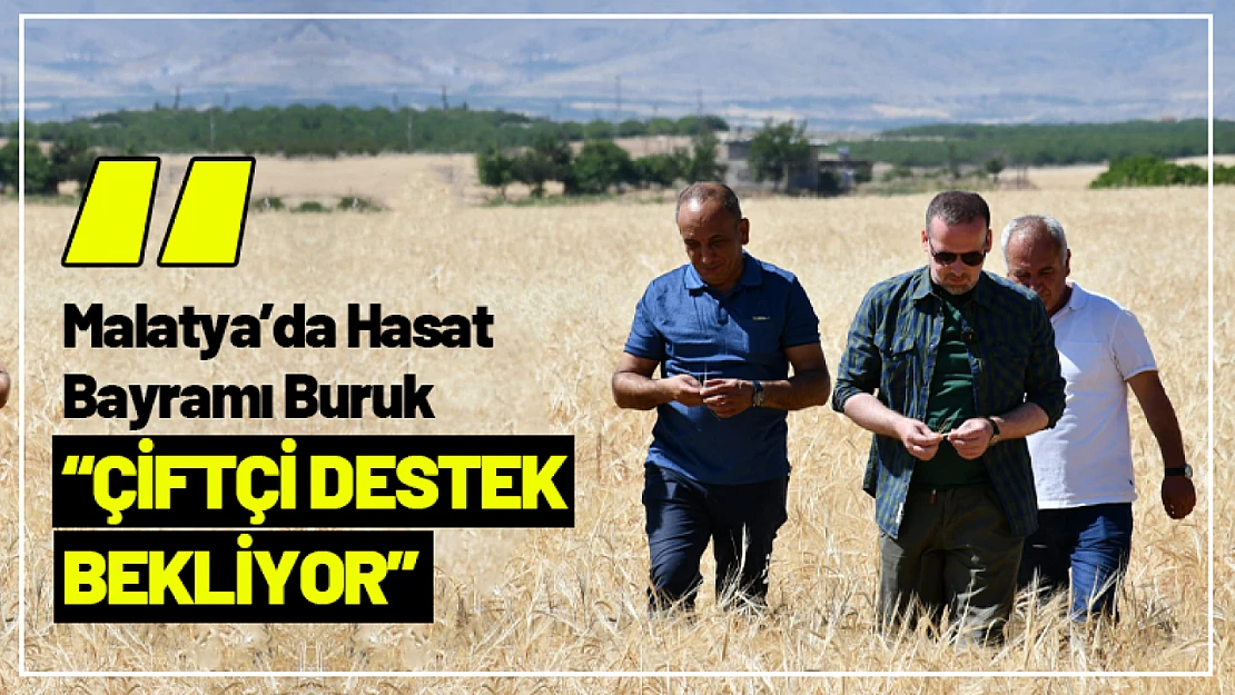 Malatya'da Hasat Bayramı Buruk: Çiftçi Destek Bekliyor