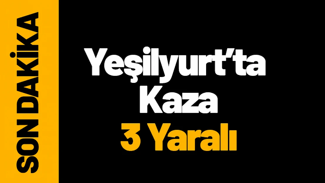 Malatya'da Trafik Kazası 3 Yaralı...