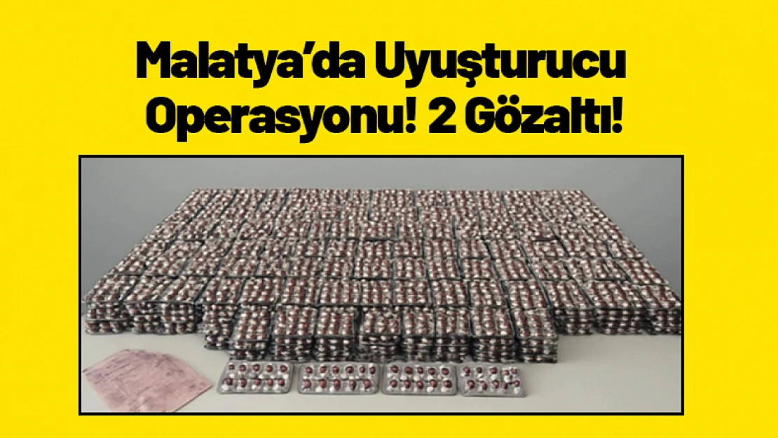 Malatya'da Uyuşturucu Operasyonu! 2 Gözaltı!