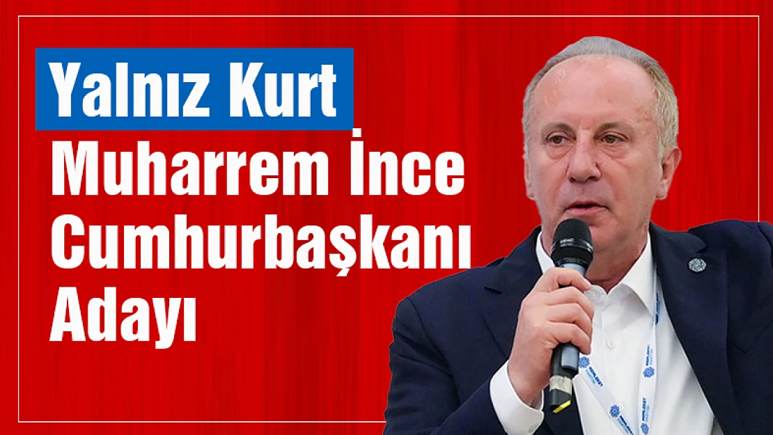 Memleket Partisi'nin Cumhurbaşkanı adayı, Muharrem İnce