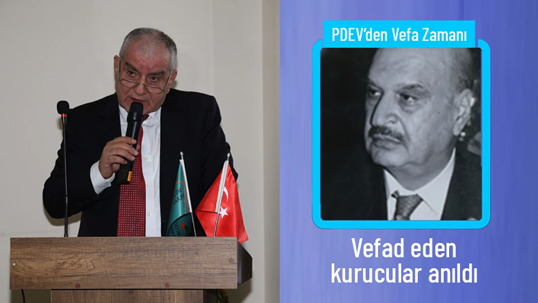 Pütürge -Doğanyol Eğitim Vakfı vakıf kurucuları andı.