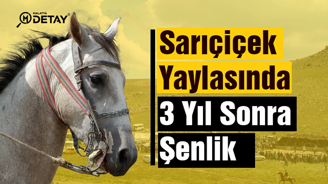 Sarıçiçek Yaylasında 3 yıl Sonra Şenlik