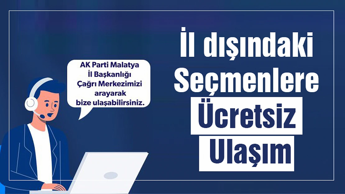 Seçmenlere ücretsiz ulaşım desteği