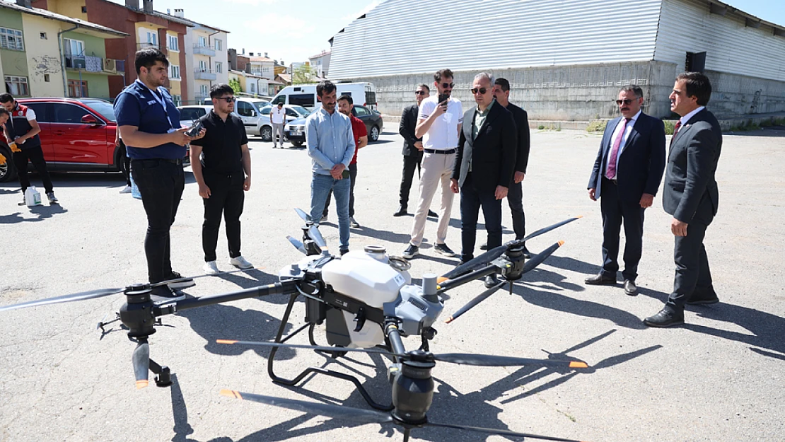 Sivas Belediyesi'ne Zirai İlaçlama Dronu Takviyesi