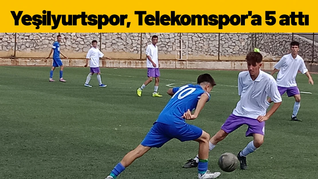 Yeşilyurtspor, Telekomspor'a 5 attı...