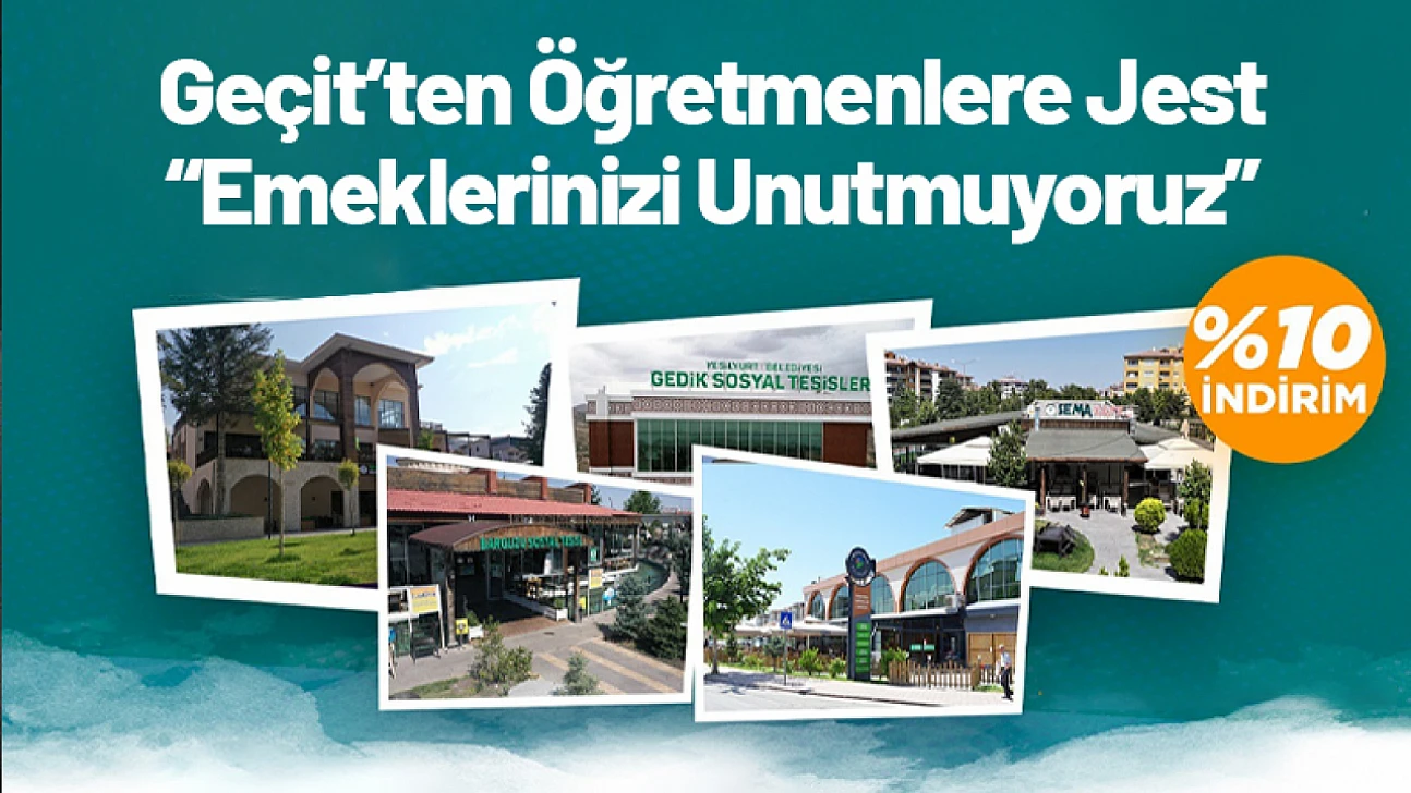 Geçit'ten Öğretmenlere Jest: 'Emeklerinizi Unutmuyoruz'