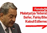 Fendoğlu: Malatya'ya Yetersiz Sefer, Fahiş Bilet Kabul Edilemez