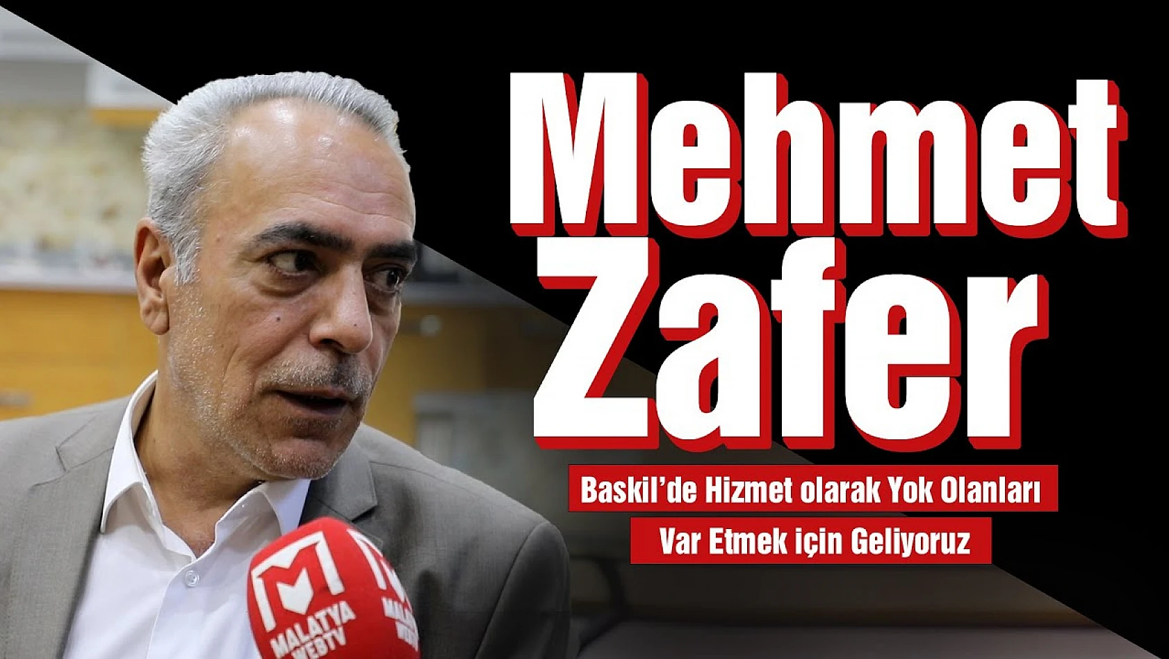 Mehmet Zafer, Baskil Belediye Başkan A. Aday'ı Oldu