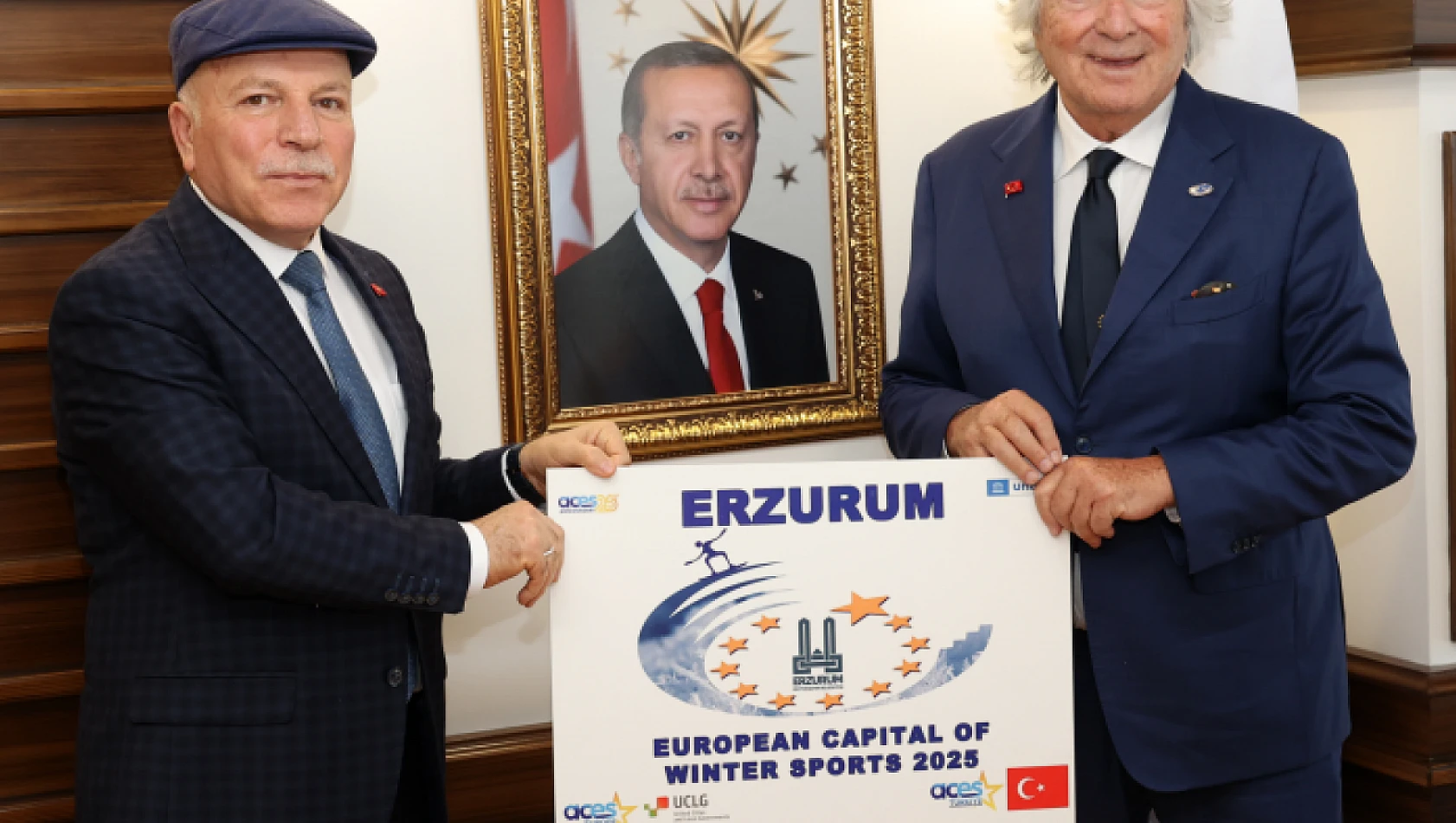 Erzurum'un 2025 yılında 'Avrupa Kış Sporları Başkenti' seçildi