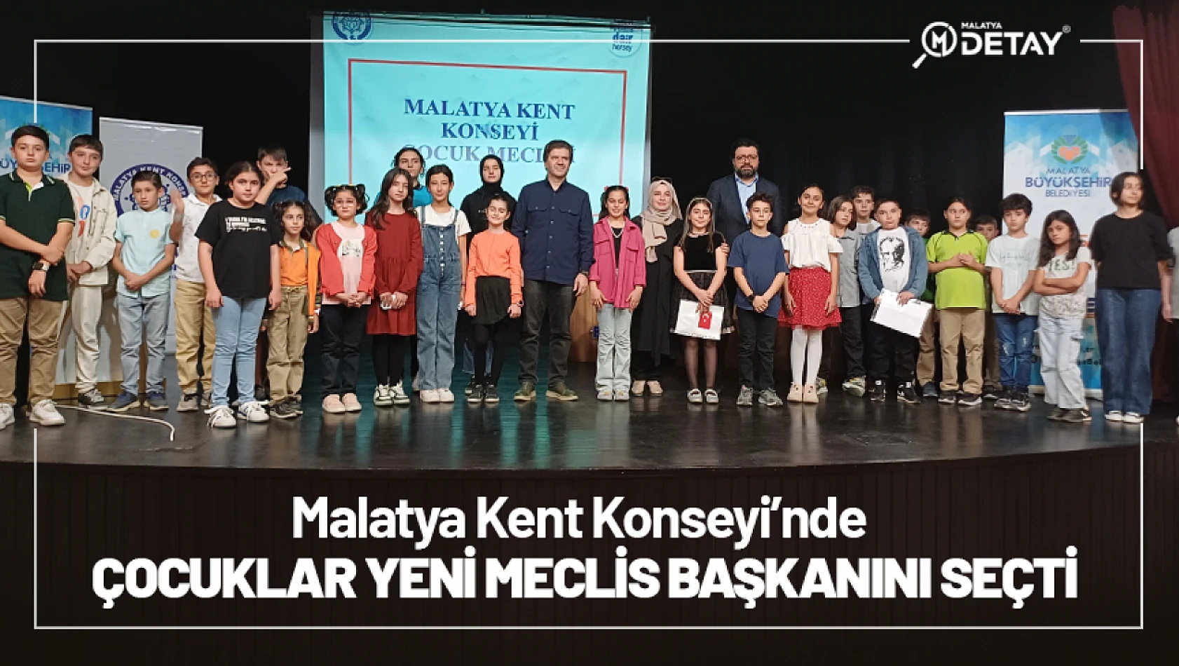 Malatya Kent Konseyinde Çocuk Meclis Başkanını Seçti