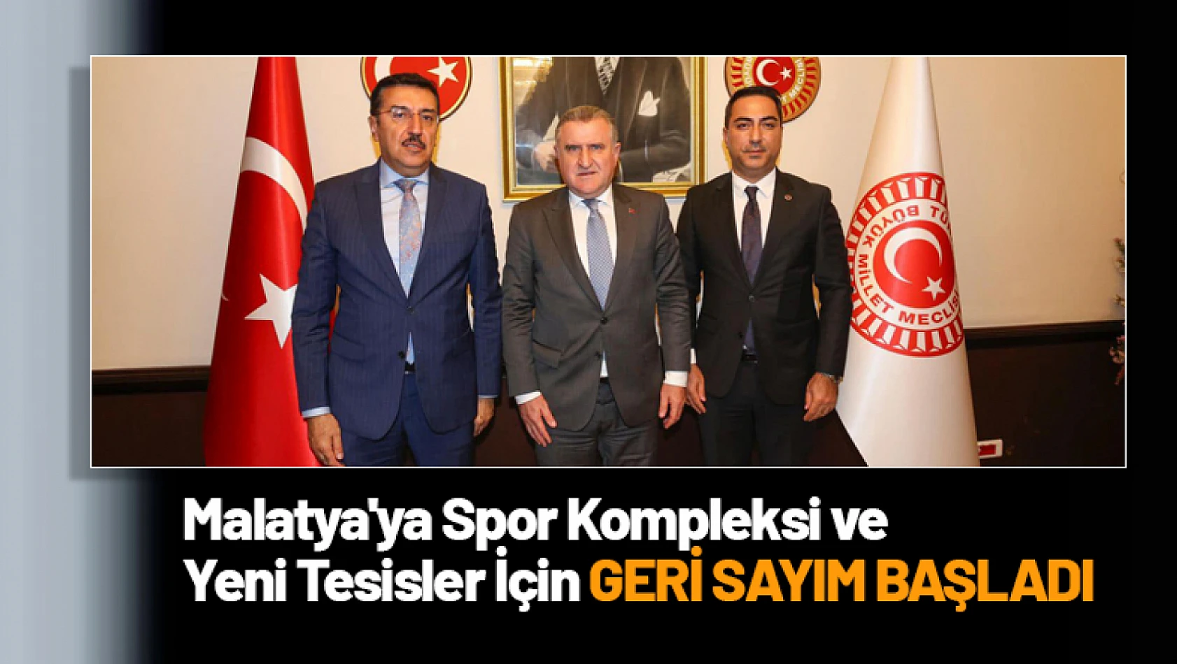 Malatya'ya Spor Kompleksi ve Yeni Tesisler İçin Geri Sayım Başladı