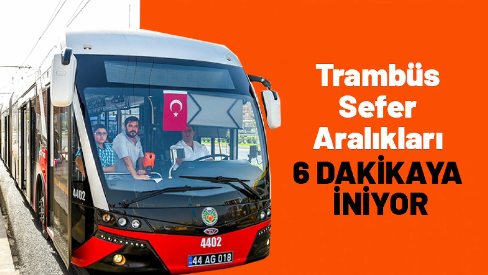 Trambüs Sefer Aralıkları 6 Dakikaya İniyor