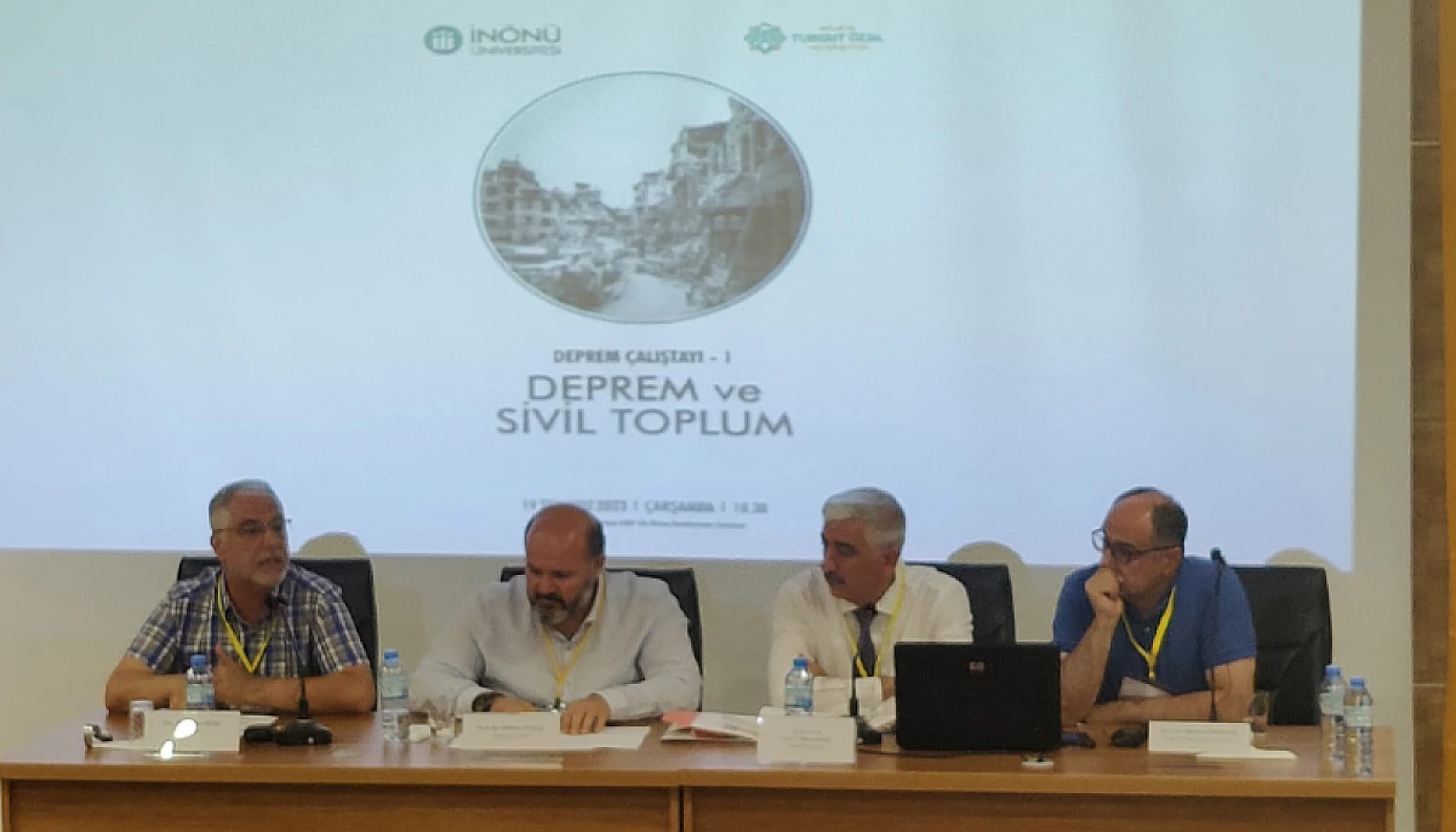 İnönü Üniversitesinde Deprem Ve Sivil Toplum Çalıştayı Düzenlendi.