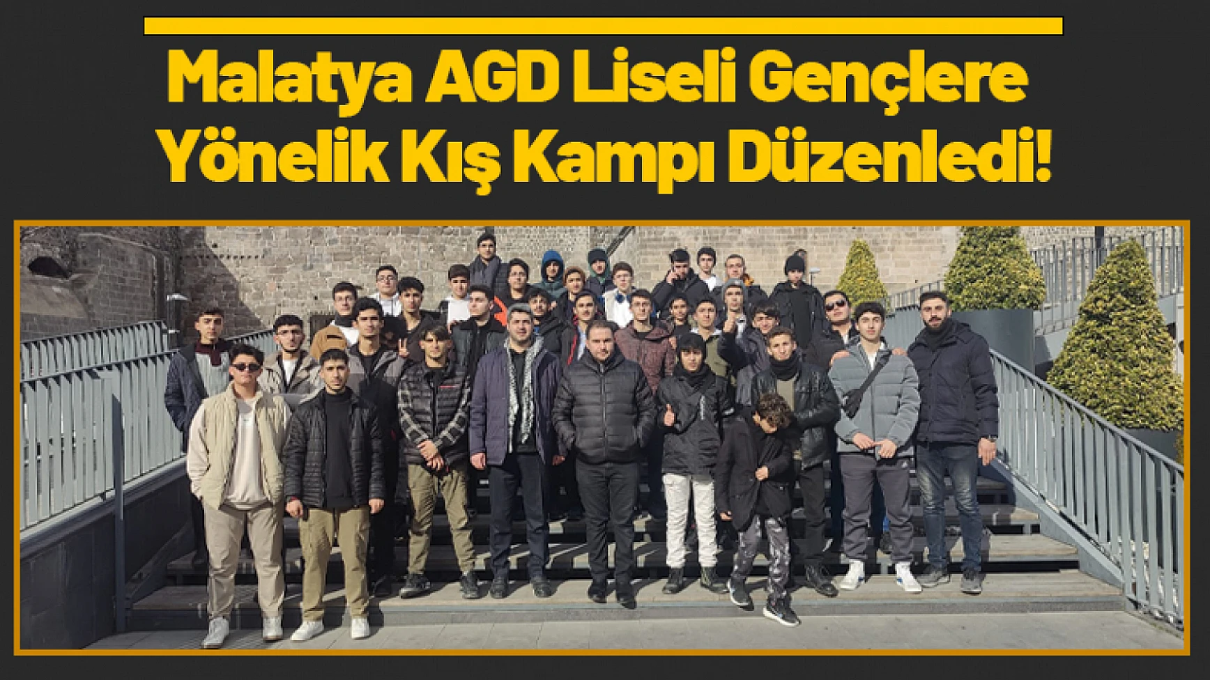 Malatya AGD Liseli Gençlere Yönelik Kış Kampı Düzenledi!