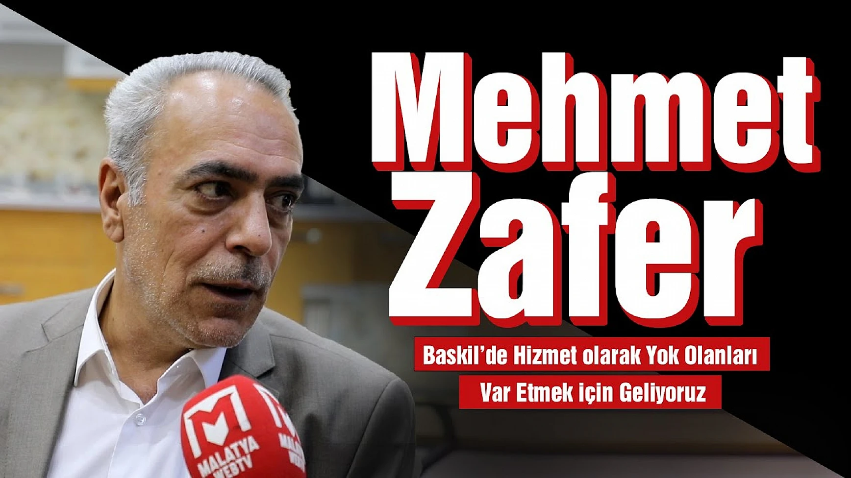 Mehmet Zafer, Baskil Belediye Başkan A. Aday'ı Oldu