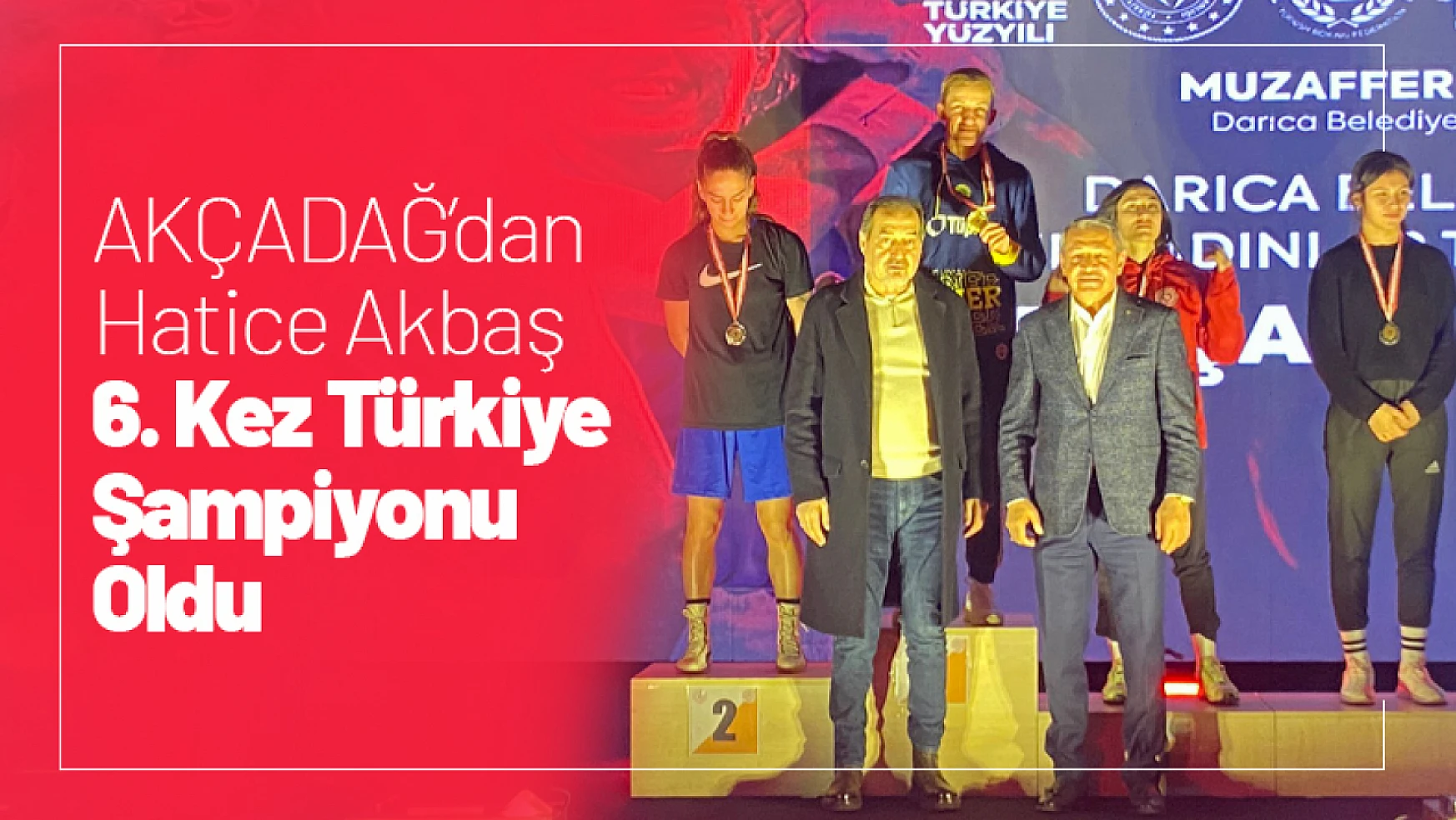Akçadağ'dan Hatice Akbaş 6. Kez Türkiye Şampiyonu Oldu...