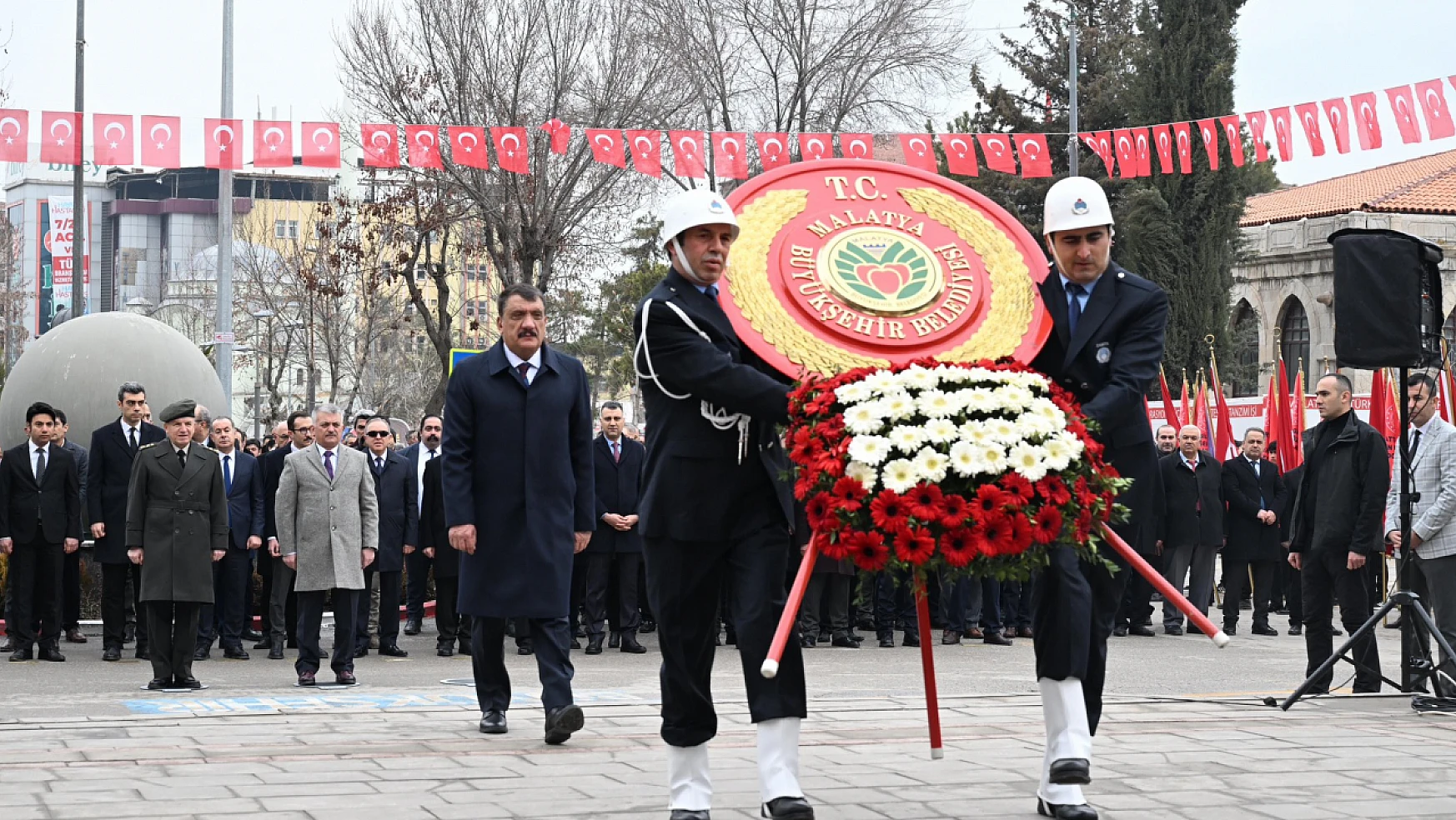 Atatürk'ün Malatya'ya Gelişinin 93. Yılı Törenle Kutlandı...