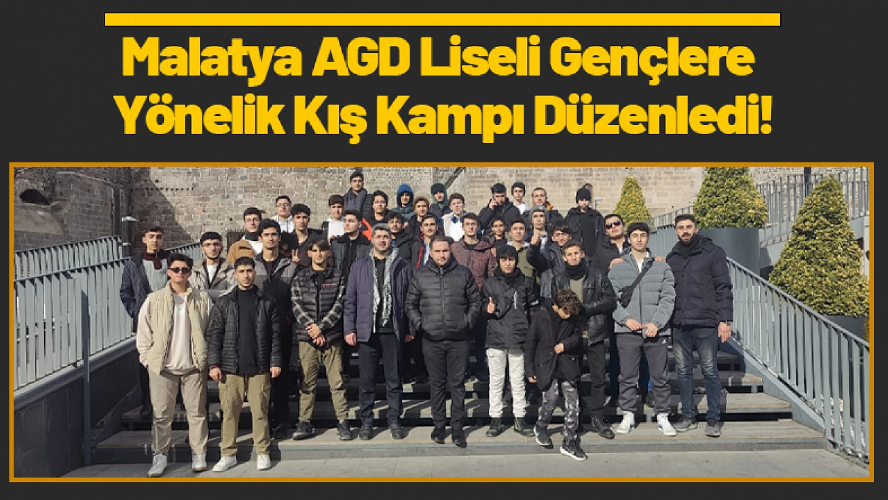 Malatya AGD Liseli Gençlere Yönelik Kış Kampı Düzenledi!