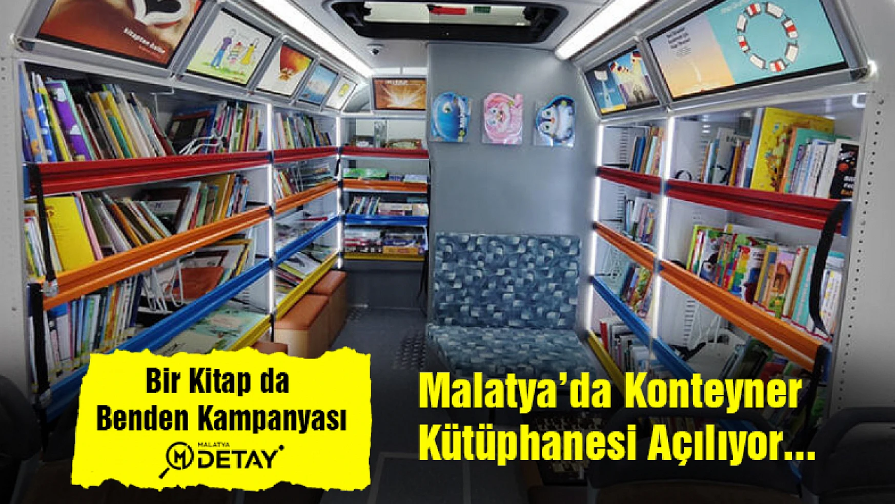 Malatya'da Konteyner Kütüphanesi Açılıyor...
