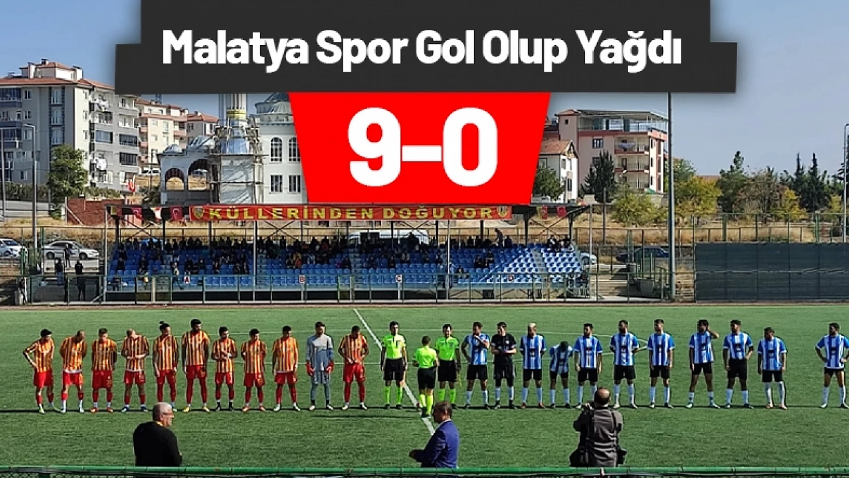 Malatyaspor gol olup yağdı 9-0