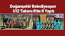 Doğanşehir Belediyespor U12 Takımı 8'de 8 Yaptı