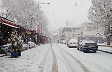 Malatya'da Kar yağışı