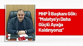 MHP İl Başkanı Gök: 'Malatya'yı Daha Güçlü Ayağa Kaldırıyoruz'