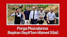 Porga Mezralarına Başkan Geçit'ten Hizmet Sözü