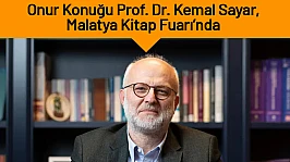 Onur Konuğu Prof. Dr. Kemal Sayar, Malatya Kitap Fuarı'nda