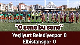 Yeşilyurt Belediyespor, Elbistanspor'u 8-0 Mağlup Ederek Liderliğe Yükseldi