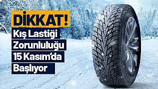 Malatya'da Kış Lastiği Zorunluluğu 15 Kasım'da Başlıyor