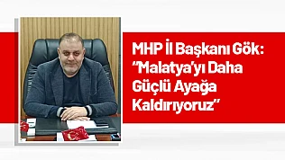 MHP İl Başkanı Gök: 'Malatya'yı Daha Güçlü Ayağa Kaldırıyoruz'