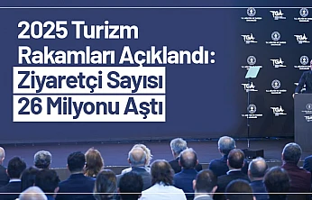 2025 Turizm Rakamları Açıklandı: Ziyaretçi Sayısı 26 Milyonu Aştı