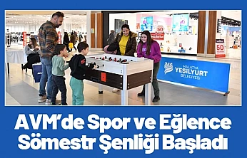 AVM'de Spor ve Eğlence: Sömestr Şenliği Başladı