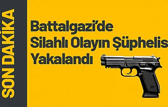 Battalgazi'de Silahlı Olayın Şüphelisi Kısa Sürede Yakalandı