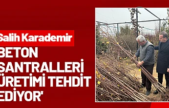 Karademir: 'Beton santralleri üretimi tehdit ediyor'