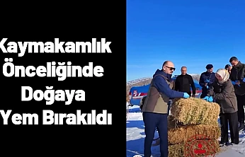 Kaymakamlık Önceliğinde Doğaya Yem Bırakıldı