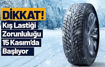 Malatya'da Kış Lastiği Zorunluluğu 15 Kasım'da Başlıyor