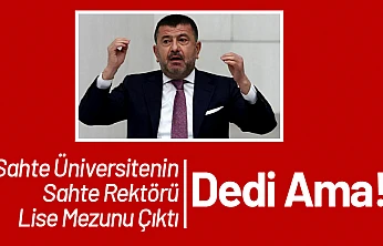 Sahte Üniversitenin Sahte Rektörü Lise Mezunu Çıktı. Dedi Ama!