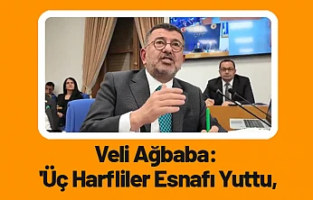 Veli Ağbaba: 'Üç Harfliler Esnafı Yuttu'