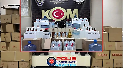 İzmir'de Sahte İçki Operasyonu: 68 Baskın, 4 Tutuklama