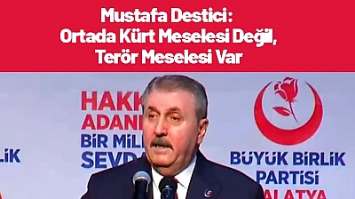 Mustafa Destici: Ortada Kürt Meselesi Değil, Terör Meselesi Var