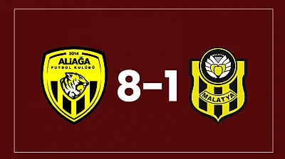 Yeni Malatyaspor, Aliağa'ya 8-1 Mağlup Oldu