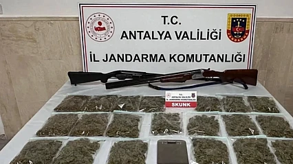 Korkuteli'nde Uyuşturucu Operasyonu: 16,8 Kilo Skunk Ele Geçirildi