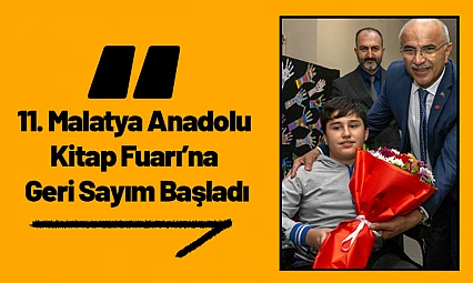 11. Malatya Anadolu Kitap Fuarı'na Geri Sayım Başladı