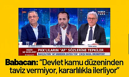 Babacan: Devlet kamu düzeninden taviz vermiyor, kararlılıkla ilerliyor