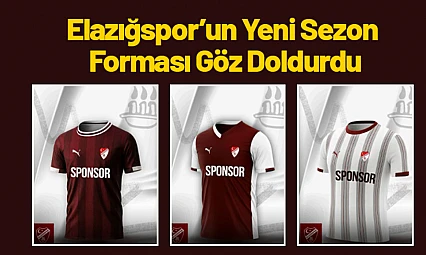 Elazığspor'un Yeni Sezon Forması Göz Doldurdu