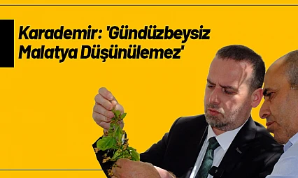 Karademir: 'Gündüzbeysiz Malatya Düşünülemez'
