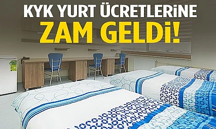 KYK yurt ücretlerine yüzde 40 zam