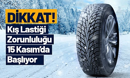 Malatya'da Kış Lastiği Zorunluluğu 15 Kasım'da Başlıyor
